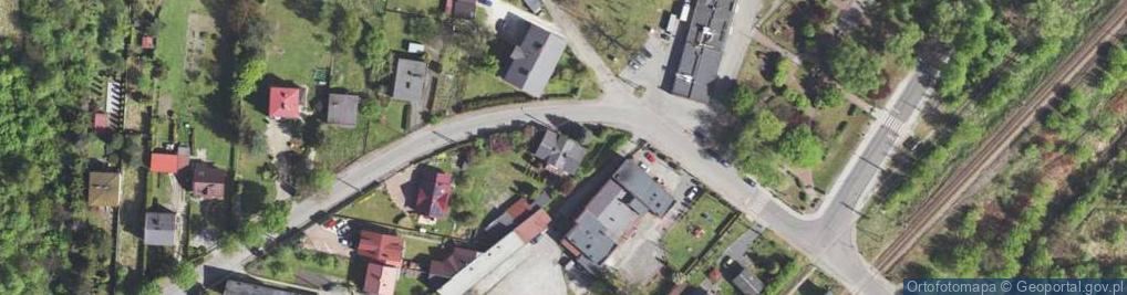 Zdjęcie satelitarne Dzięcioł Domicela Kiosk Wielobranżowy