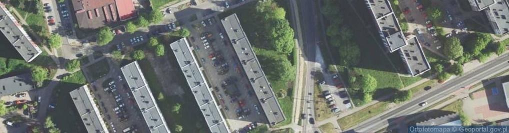 Zdjęcie satelitarne Dziekoński Marek Przedsiębiorstwo Produkcyjno-Handlowo-Usługowe Wodel Dziekoński Marek