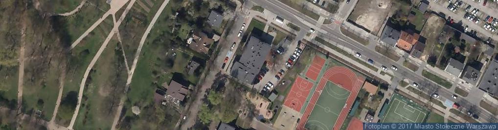 Zdjęcie satelitarne Dzielnicowe Biuro Finansów Oświaty - Targówek m. st. Warszawy