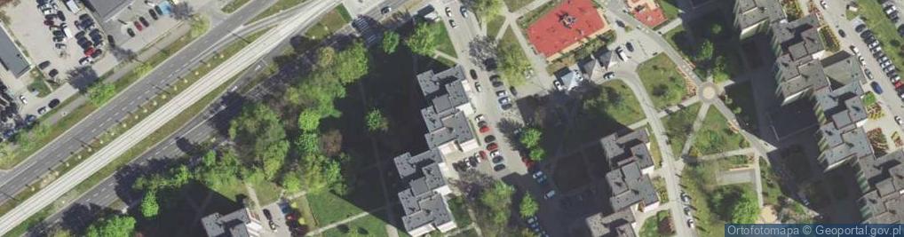 Zdjęcie satelitarne E F Lastriko Zakład Betoniarsko Brukarski Flak Elżbieta i Jerzy