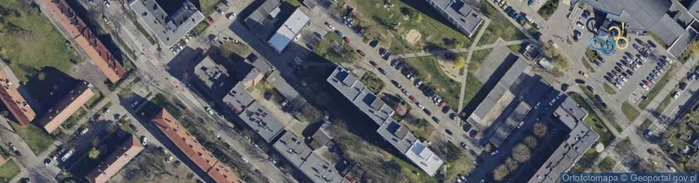 Zdjęcie satelitarne Eko-Budex Przedsiębiorstwo Zaopatrzenia Inwestycji Aldona Zielecka
