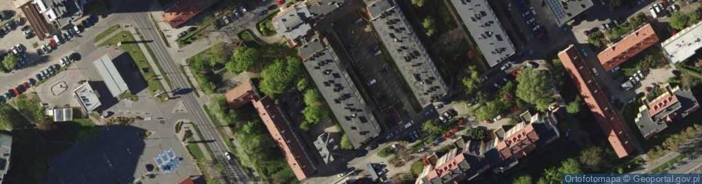 Zdjęcie satelitarne Ekocentrum Wrocławski Ośrodek Usług Ekologicznych