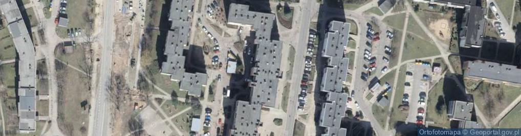 Zdjęcie satelitarne El-Kor Grzegorz Korendowicz Instalacje Elektroenergetyczne Usługi Projektowe, Inwestycyjne, Wykonawcze