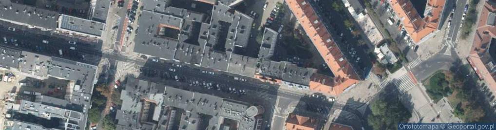 Zdjęcie satelitarne Elegancjusługi Krawiectwo Miarowe Damsko Męskie Czapnictwo Sprzedaż Własnych Wyrobów