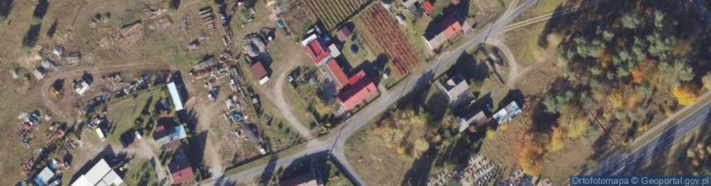 Zdjęcie satelitarne Elżbieta Krakowiak Usługi Leśne Draco