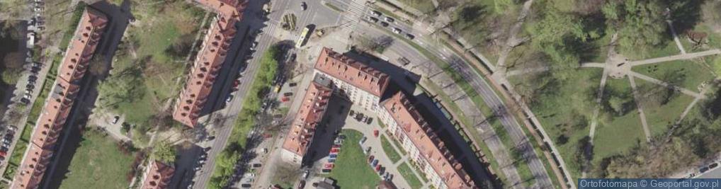 Zdjęcie satelitarne Erjodth Szum Specjalistyczny Zakład Usług Multiprofesjonalnych