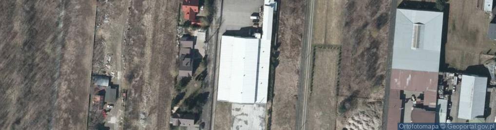 Zdjęcie satelitarne "Euro-Image" Wyposażenie Sklepów w meble