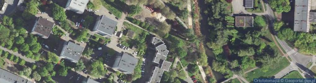 Zdjęcie satelitarne Ewa Dajnowska Karnowska Praktyka Lekarska