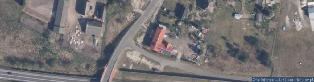 Zdjęcie satelitarne Ewa Jabłońska Przedsiębiorstwo Handlowo-Usługowo-Produkcyjne EWATanie Noclegi