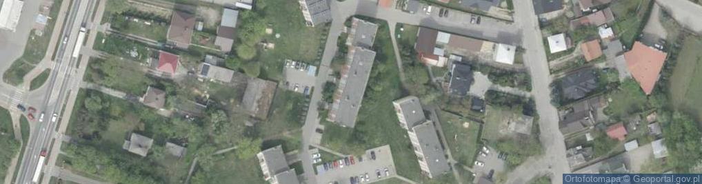 Zdjęcie satelitarne Export Import Artyk Przem Kraj Zagr Bielsk Podlaski