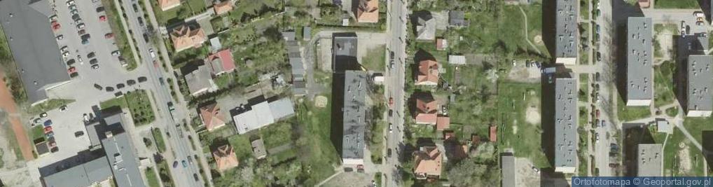 Zdjęcie satelitarne Export-Import Handel Obwoźny Używanymi Art.Przemysłowymi Pochodzenia Zagranicznego Danuta Jedynak