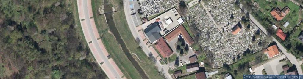 Zdjęcie satelitarne F.H.U.Arka