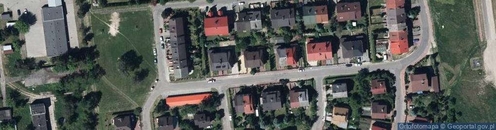 Zdjęcie satelitarne F.H.U. Dach-Skład