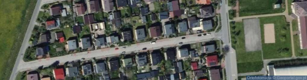 Zdjęcie satelitarne F.H.U.Pokoje Noclegowe Jadwiga Wielichnowska