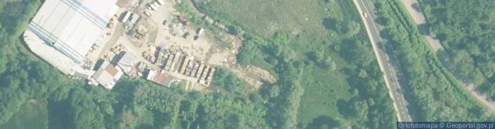Zdjęcie satelitarne Fabryka mebli Czart