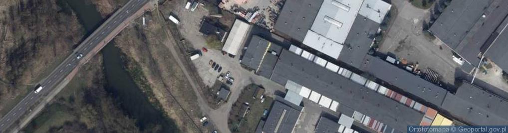 Zdjęcie satelitarne Fabryka Okien i Drzwi Metalplast Kalisz