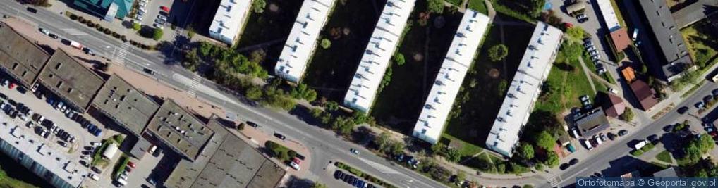 Zdjęcie satelitarne Fabryka Szyku , Praktyka Pedagogiczna i Socjalna Pedagog4Rent Elżbieta Winnicka