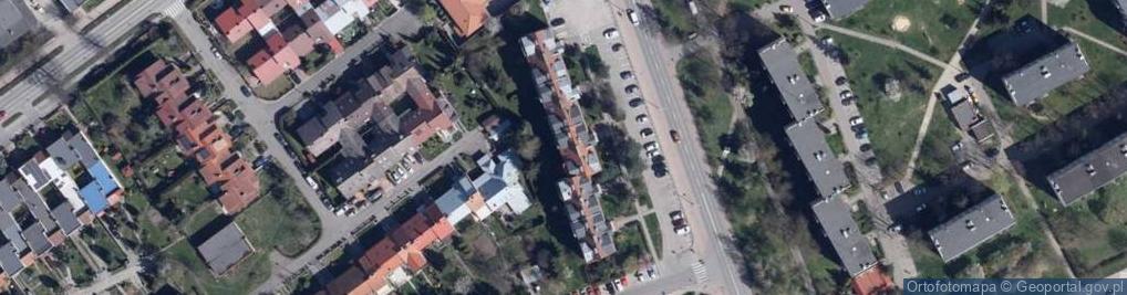 Zdjęcie satelitarne Fabryka Transformatorów w Nysie w Likwidacji