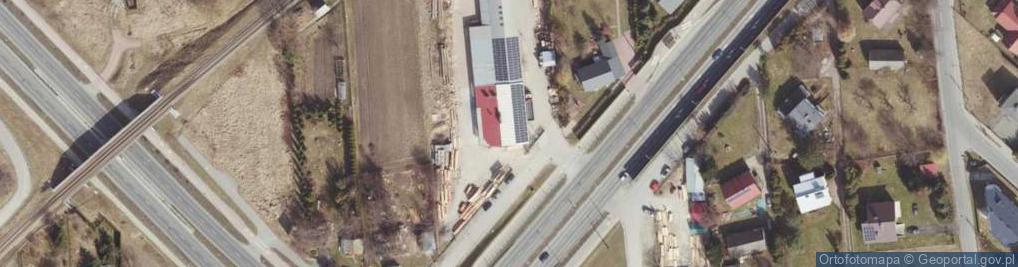 Zdjęcie satelitarne Fabud Najlepszy tartak Więźby dachowe Deska szalunkowa