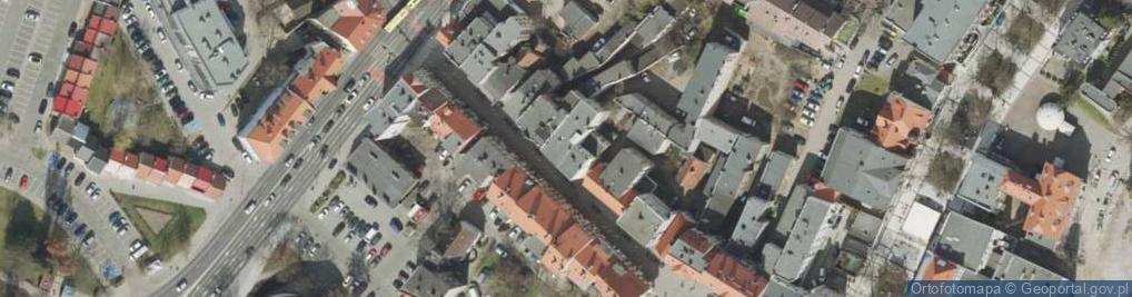 Zdjęcie satelitarne Farma Wiatrowa Lubsko