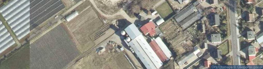 Zdjęcie satelitarne Ferma Drobiu Zakład Sortowania i Pakowania Jaj Bogusław Makała Włoszakowice