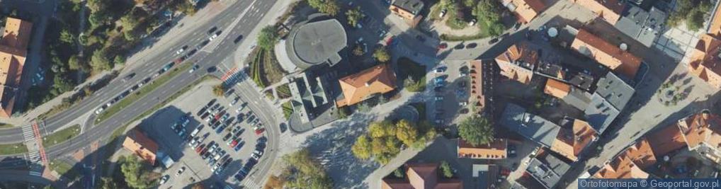 Zdjęcie satelitarne Filharmonia Zielonogórska im Tadeusza Bairda