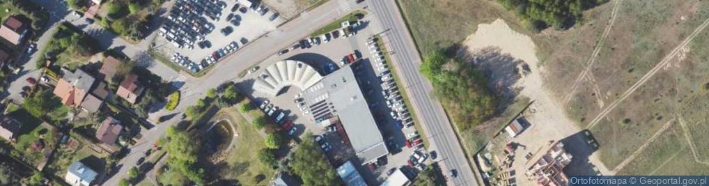 Zdjęcie satelitarne Firma Andrzej Blacharstwo Lakiernictwo Samochodowe Firma Skansen