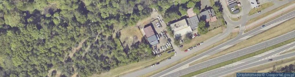 Zdjęcie satelitarne Firma Ansa Wulkanizacja