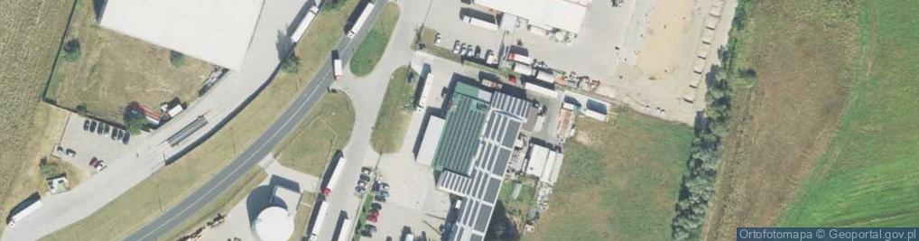 Zdjęcie satelitarne Firma Borowczyk Przedsiębiorstwo Obrotu Skórami Futerkowymi