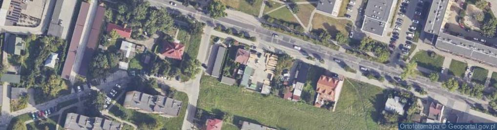 Zdjęcie satelitarne Firma Handlowa Usługowa Sprzedaż Drewna Budowlanego