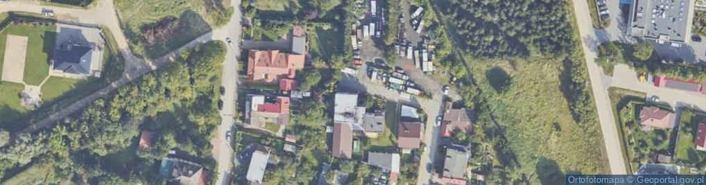 Zdjęcie satelitarne Firma Handlowo-Usługowa Auto-Komplex Bzowska Emilia