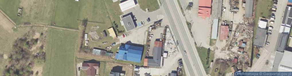 Zdjęcie satelitarne Firma Handlowo - Usługowa Bogdan Majda SklepMEWA 1iMEWA 2
