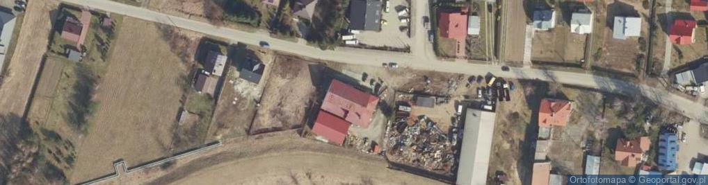 Zdjęcie satelitarne Firma Handlowo Usługowa Dantex A Krzyżak z Gaweł