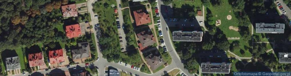 Zdjęcie satelitarne Firma Handlowo Usługowa M M Andrzej Elżbieta Mędrek Bogdan Miroszewski Zofia Zdanowska Miroszewska
