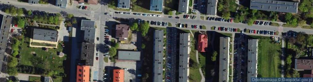 Zdjęcie satelitarne Firma Handlowo Usługowo Produkcyjna Elma Korzeniowska Elżbieta