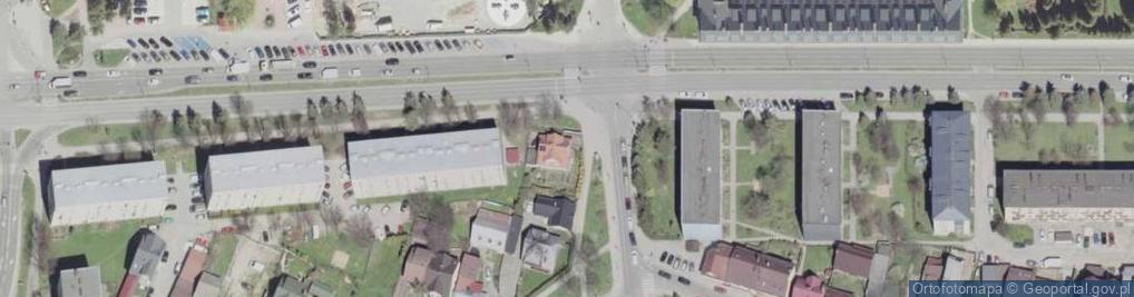 Zdjęcie satelitarne Firma Produkcyjno Handlowo Usługowa Arkadia Juszczak R Chrobak z