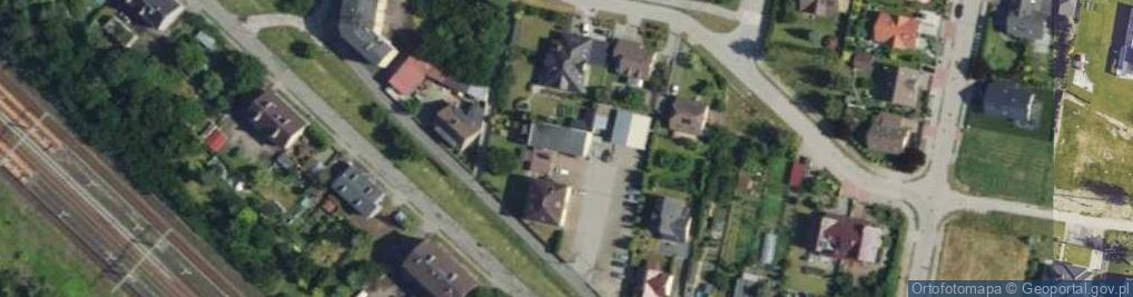 Zdjęcie satelitarne Firma Produkcyjno-Handlowo-Usługowa Ercar Rafał Jaworek Nazwa Skrócona: Rafał Jaworek