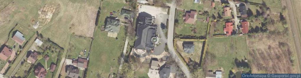 Zdjęcie satelitarne Firma Produkcyjno Usługowo Handlowa Sekret Justyna Machnica Grzegorz Wraga Krzysztof Miś