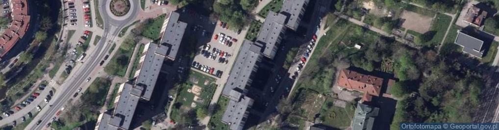 Zdjęcie satelitarne Firma Transportowo Handlowo Usługowa Dawid Rękawek Nazwa Skrócona: F.T.H.U Dawid Rękawek
