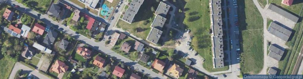 Zdjęcie satelitarne Firma Usługowo - Budowlana Jacek Kusiak