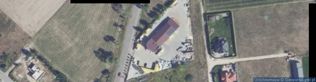 Zdjęcie satelitarne Firma Usługowo Handlowa Dach Met