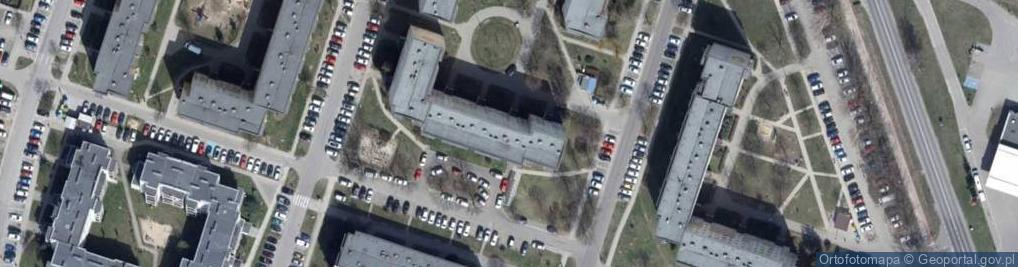 Zdjęcie satelitarne Formowanie i Składanie Skarpet