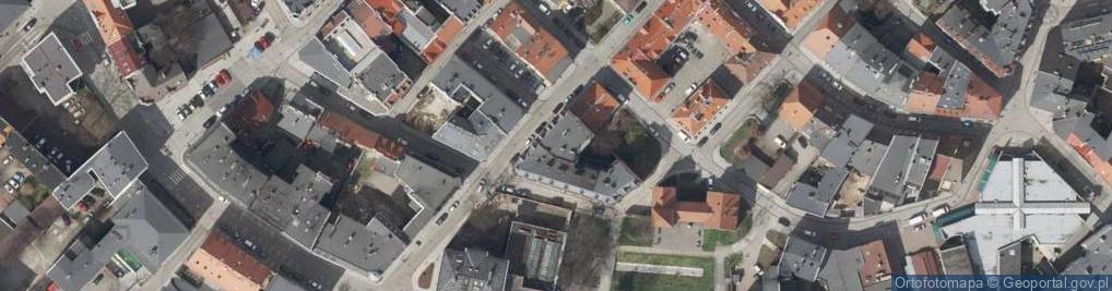Zdjęcie satelitarne Forum Kobiet Ziemi Gliwickiej