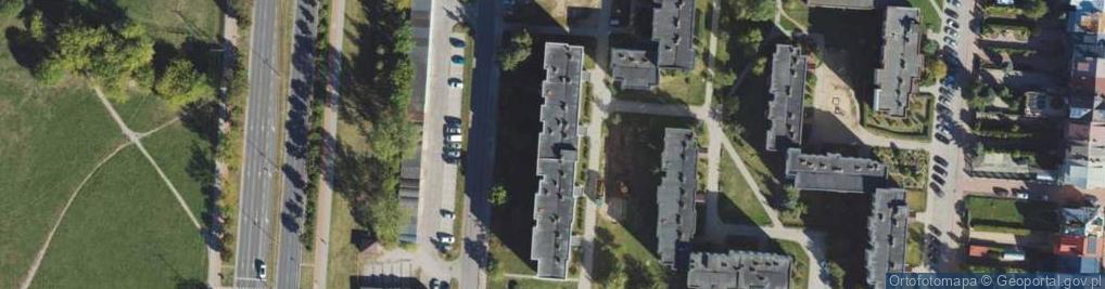 Zdjęcie satelitarne Fotoprojekcja