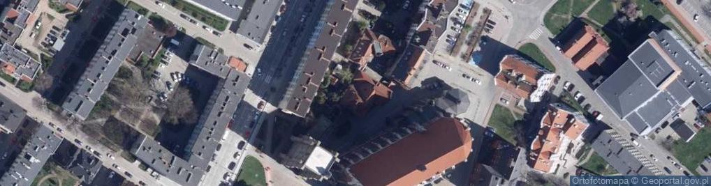 Zdjęcie satelitarne Fundacja Ratowania Zabytków Katedry Nyskiej