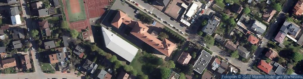 Zdjęcie satelitarne Fundacja Rozwoju XXIII Lo im Marii Skłodowskiej Curie