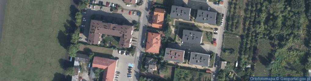 Zdjęcie satelitarne G.Stecko, J.Miedziun, M.Filipowicz, E.Szymańska Niepubliczny Zakład Opieki Zdrowotnej Medycyna Rodzinna, Apteka Omega Stecko Grażyna