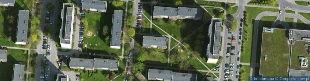 Zdjęcie satelitarne Gąciarek