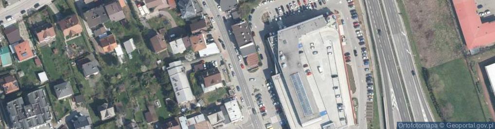 Zdjęcie satelitarne Galeria Myślenice