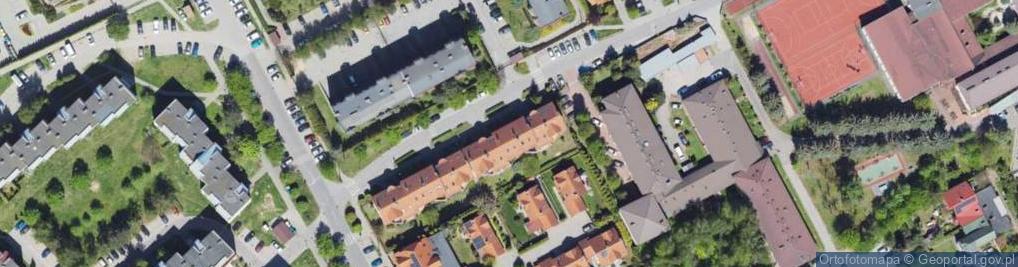 Zdjęcie satelitarne Garwolińska Spółdzielnia Budowlano Mieszkaniowa